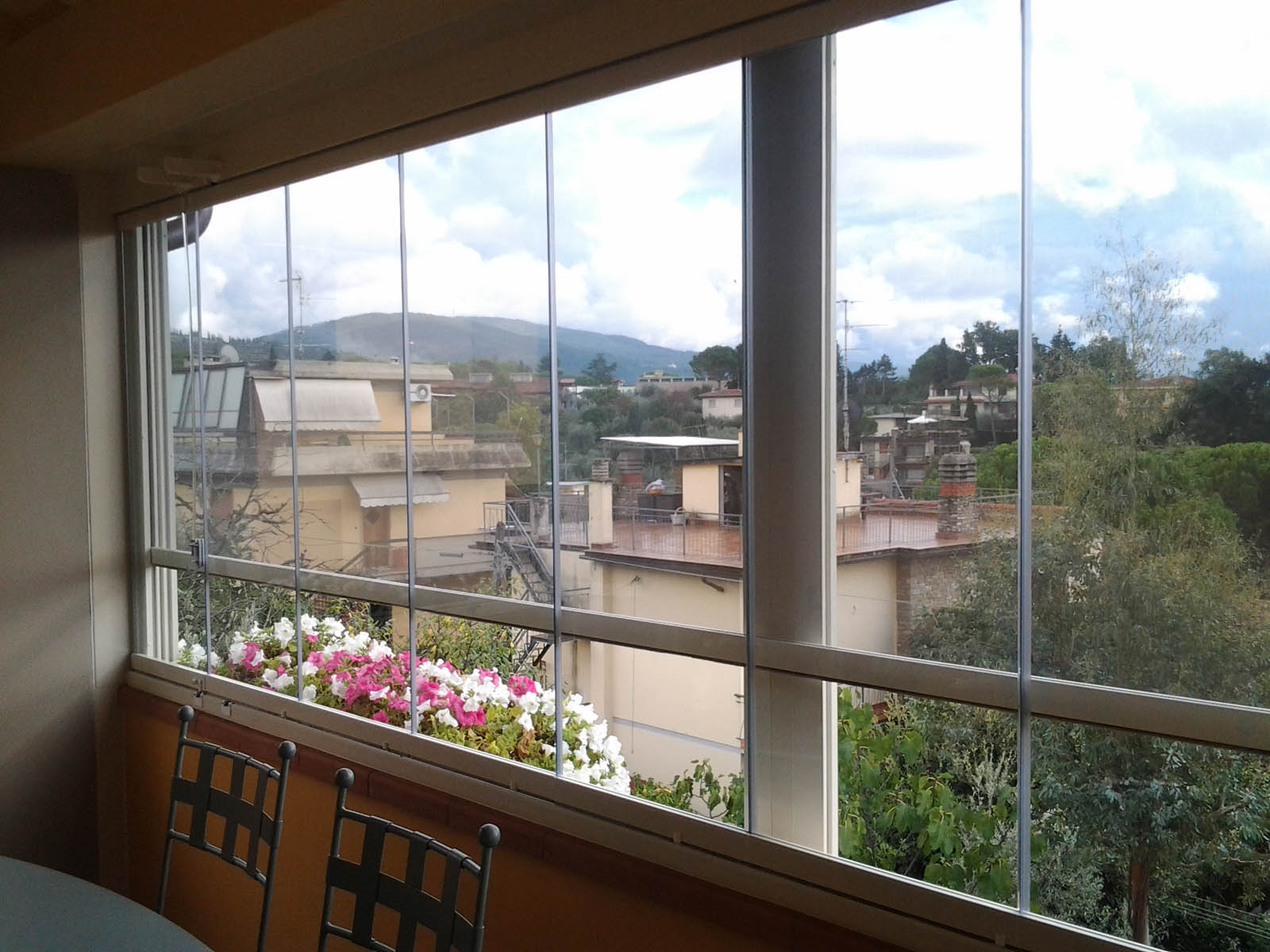 Balcony with mesh and screen fabric - PALAGINA