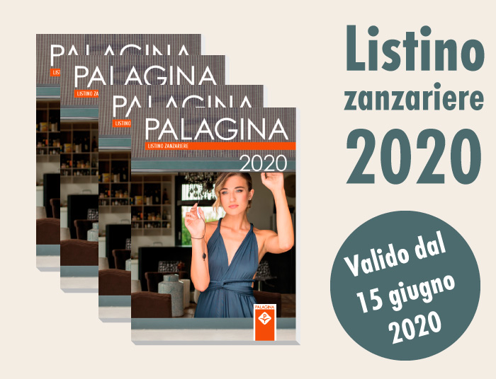 Uscita nuovo LISTINO ZANZARIERE 2020